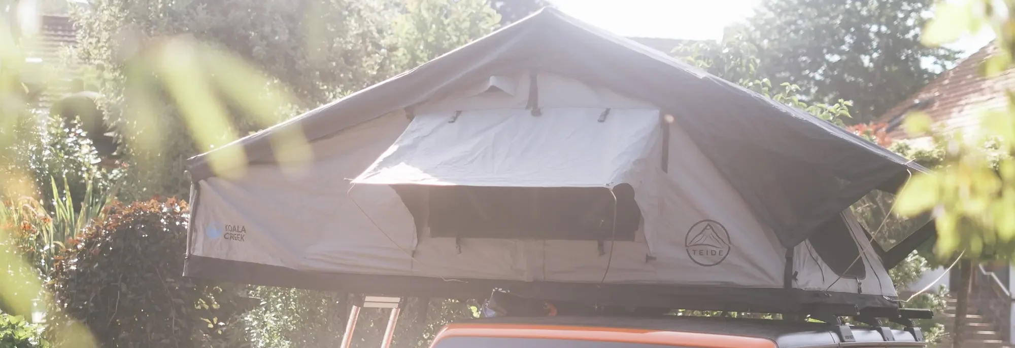 Koala Creek daktent op een voertuig