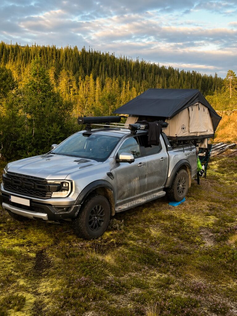 Koala Creek daktent op Ford Ranger