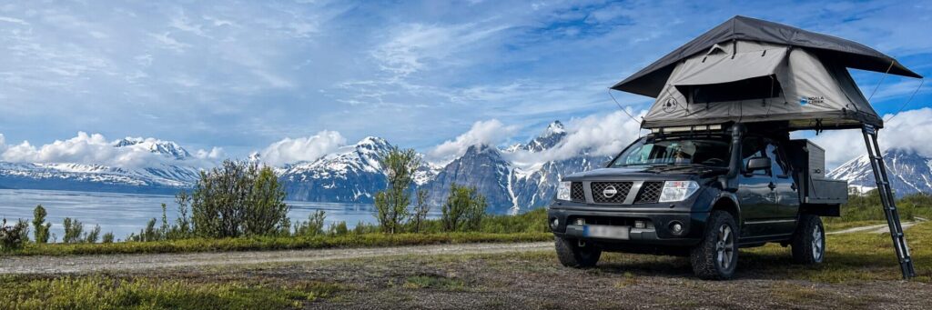 Koala Creek daktent op pick-up