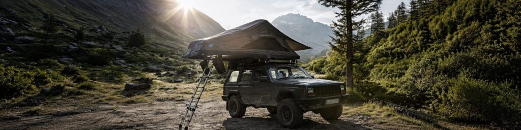 Koala Creek daktent op SUV