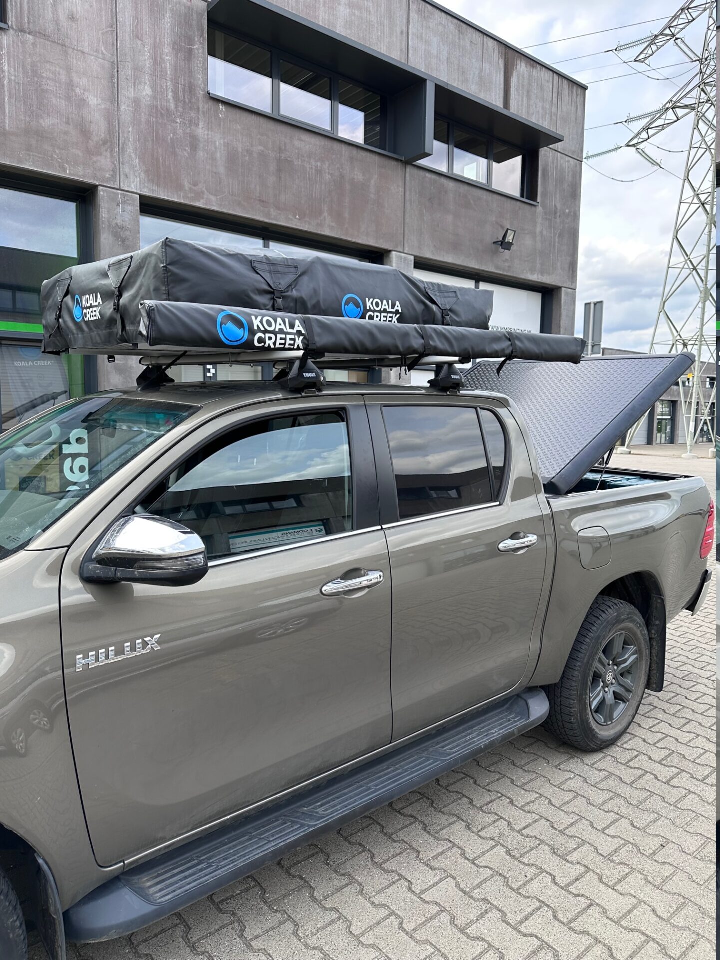Koala Creek daktent op Toyota Hilux